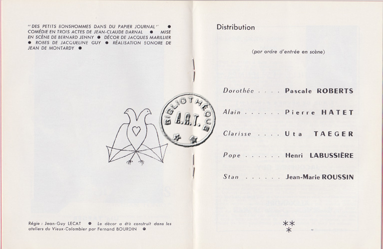 Les programmes de Théatre de l\